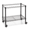 Alera Single-Tier Rolling File Cart, 24w x 14d x 21h, Black ALEFW601424BL