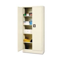 Alera Space Mizer Storage Cabinet, 4 Fixed Shelves, 30w x 15d x 66h, Putty ALE86630