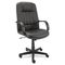 Alera Sparis Executive High-Back Swivel/Tilt Chair, Leather, Black ALESP41LS10B