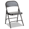 Alera Steel Folding Chair, Graphite, 4/Carton ALEFC94B