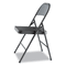 Alera Steel Folding Chair, Graphite, 4/Carton ALEFC94B
