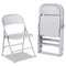Alera Steel Folding Chair, Gray, 4/Carton ALEFC94LG