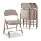 Alera Steel Folding Chair w/Padded Seat, Tab, 4/Carton ALEFC94VY50T
