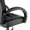 Alera Strada Series Mid-Back Swivel/Tilt Chair w/Black Leather Upholstery ALESR42LS10B