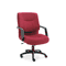 Alera Stratus Series Mid-Back Swivel/Tilt Chair, Burgundy Fabric ALEST42FA30B