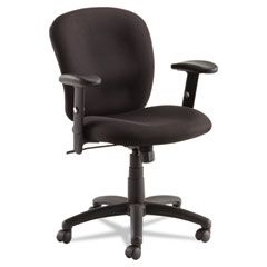 Alera Syze Series Swivel/Tilt Task Chair, Black Frame, Black Fabric ALESY4810
