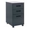 Alera Three-Drawer Mobile Pedestal File, 15-7/8w x 19-3/4d x 28-1/4h, Charcoal ALEPA532820CH