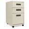 Alera Three-Drawer Mobile Pedestal File, 15-7/8w x 19-3/4d x 28-1/4h, Putty ALEPA532820PY
