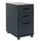 Alera Three-Drawer Mobile Pedestal File, 15-7/8w x 23-1/4d x 28-1/4h, Black ALEPA532823BL