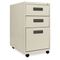 Alera Three-Drawer Mobile Pedestal File, 15-7/8w x 23-1/4d x 28-1/4h, Putty ALEPA532823PY