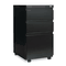 Alera Three-Drawer Mobile Pedestal File W/ Full-Length Pull, 15-7/8w x 19-1/4d, Black ALEPB532819BL