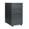 Alera Three-Drawer Mobile Pedestal File With Full-Length Pull, 15-7/8w x 23d, Charcoal ALEPB532823CH