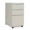 Alera Three-Drawer Mobile Pedestal File With Full-Length Pull, 15-7/8w x 23d, Putty ALEPB532823PY