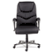 Alera Toliz Series No Tool Assembly High-Back Swivel/Tilt Chair, Black Leather ALETL4119