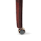 Alera Traditional Series Guest Arm Chair w/Casters, Mahogany Finish/Oxblood Vinyl ALECE43CVY31MY