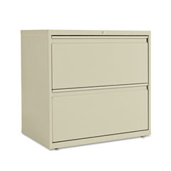 Alera Two-Drawer Lateral File Cabinet, 30w x 19-1/4d x 29h, Putty ALELA523029PY