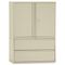 Alera Two-Drawer Lateral File Cabinet With Storage, 42w x 19-1/4d x 65-1/4h, Putty ALELA564219PY