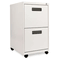 Alera Two-Drawer Mobile Pedestal File, 15-7/8w x 19-3/4d x 28-1/4h, Light Gray ALEPA542820LG