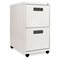 Alera Two-Drawer Mobile Pedestal File, 15-7/8w x 23-1/4d x 28-1/4h, Light Gray ALEPA542823LG