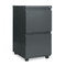 Alera Two-Drawer Mobile Pedestal File W/ Full-Length Pull, 15-7/8w x 19-1/4d, Charcoal ALEPB542819CH