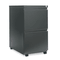 Alera Two-Drawer Mobile Pedestal File With Full-Length Pull, 15-7/8w x 23d, Black ALEPB542823BL