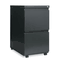 Alera Two-Drawer Mobile Pedestal File With Full-Length Pull, 15-7/8w x 23d, Charcoal ALEPB542823CH