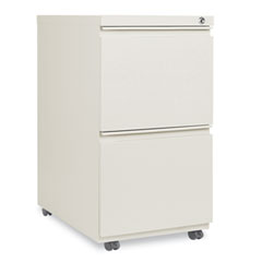 Alera Two-Drawer Mobile Pedestal File With Full-Length Pull, 15-7/8w x 23d, Lt Gray ALEPB542823LG
