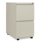 Alera Two-Drawer Mobile Pedestal File With Full-Length Pull, 15-7/8w x 23d, Putty ALEPB542823PY