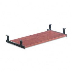 Alera Valenca Series Underdesk Keyboard/Mouse Shelf, 28 x 12, Medium Cherry ALEVA312812MC