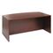 Alera Valencia Bow Front Desk Shell, 71w x 35-1/2d to 41-3/8d x 29-1/2h, Mahogany ALEVA227236MY