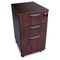 Alera Valencia Mobile Box/Box/File Pedestal File, 15-7/8w x 20-1/2d x 28-3/8h Mahogany ALEVA572816MY