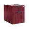 Alera Valencia Series 3/4 Box/File Pedestal, 15-5/8w x 22-7/8d x 19-1/4h, Mahogany ALEVA552222MY
