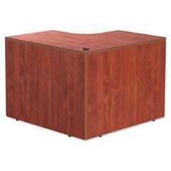 Alera Valencia Series Corner Desk Shell, 42w x 42d x 29-1/2h, Medium Cherry ALEVA254242MC
