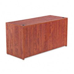 Alera Valencia Series Credenza Shell, 59-1/8w x 23-5/8d x 29-1/2h, Medium Cherry ALEVA256024MC