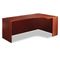 Alera Valencia Series Credenza w/Right Corner Extension, 71"w, Mahogany ALEVA25R7224MY