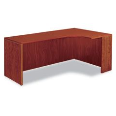 Alera Valencia Series Credenza w/Right Corner Extension, 71"w, Medium Cherry ALEVA25R7224MC