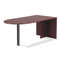 Alera Valencia Series D-Top Desk, 72w x 36d x 29-1/2h, Mahogany ALEVA277236MY