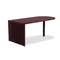 Alera Valencia Series D-Top Desk, 72w x 36d x 29-1/2h, Mahogany ALEVA277236MY