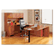 Alera Valencia Series D-Top Desk, 72w x 36d x 29-1/2h, Medium Cherry ALEVA277236MC