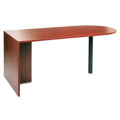 Alera Valencia Series D-Top Desk, 72w x 36d x 29-1/2h, Medium Cherry ALEVA277236MC