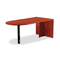 Alera Valencia Series D-Top Desk, 72w x 36d x 29-1/2h, Medium Cherry ALEVA277236MC