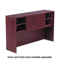 Alera Valencia Series Hutch Doors, Laminate, 14w x 3/4d x 15h, Mahogany, 2/Set ALEVA291415MY
