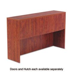 Alera Valencia Series Hutch Doors, Laminate, 14w x 3/4d x 15h, Medium Cherry, 4/Set ALEVA291430MC