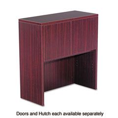Alera Valencia Series Hutch Doors, Laminate, 15-1/2w x 3/4d x 15h, Mahogany, 2/ST ALEVA291615MY