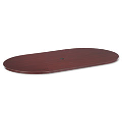 Alera Valencia Series Racetrack Table Top, 72w x 36d, Mahogany ALEVA72RT7236MY
