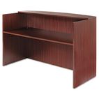 Alera Valencia Series Reception Desk w/Counter, 71w x 35-1/2d x 44-3/4h, Mahogany ALEVA327236MY