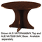 Alera Valencia Series Round Table Top, 47-3/4" Diameter, Mahogany ALEVA72R4848MY