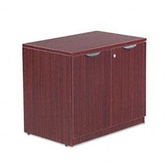 Alera Valencia Series Storage Cabinet, 34w x 22-3/4d x 29-1/2h, Mahogany ALEVA613622MY