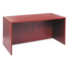 Alera Valencia Series Straight Front Desk Shell, 59-1/8 x 29-1/2 x 29-1/2, Med Cherry ALEVA216030MC