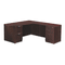 Alera Valencia Series Straight Front Desk Shell, 65w x 29-1/2d x 29-1/2h, Mahogany ALEVA216630MY